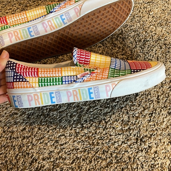 Pride vans size 8 men woman 9.5 NEW - Picture 5 of 11
